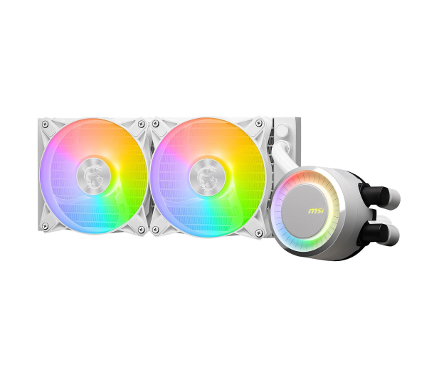 MSI MAG Core Liquid E240 White 2x120mm - 1179622 - zdjęcie 3